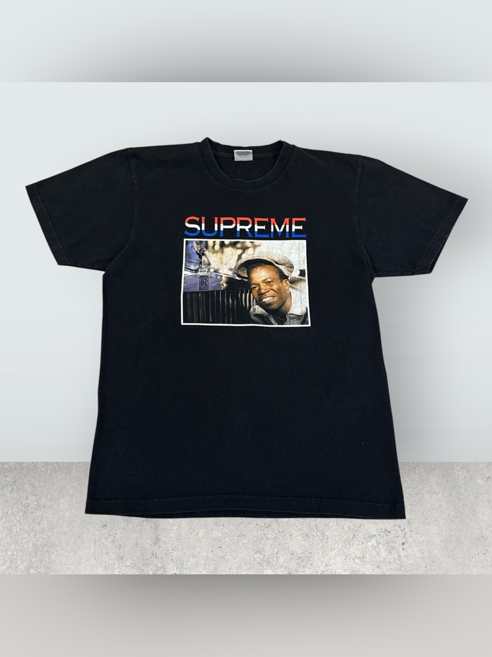 Supreme Barrington Levy Jah Life Englishman Rolls Royce Tee 2016 Black T Shirt M
